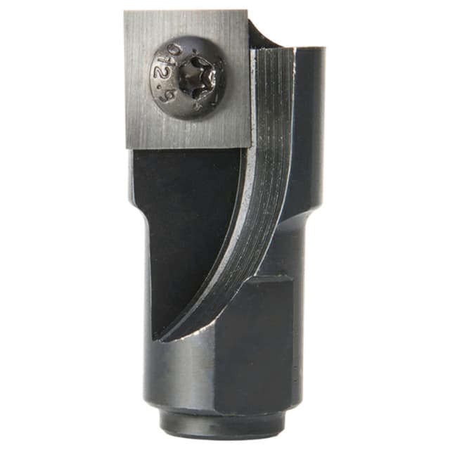 3/4" - 0.015" x 1/4" - 28 Thread Insert Carbide Mortising Screw Cutter, 1 Flute