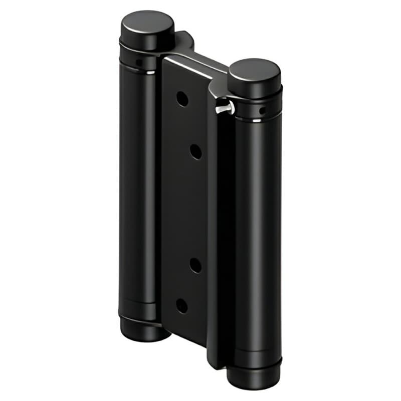 4-5/8" Double Action Saloon Hinge, Paint Black