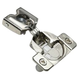 TEC 864 108° Opening Side-Mount Face Frame Hinge, 45mm Boring Pattern, Soft-Closing, 5/8" Overlay, Dowelled