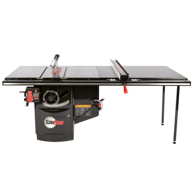 SawStop, Table Saw, ICS, 10", 5HP 1Ph, T-Glide Fence
