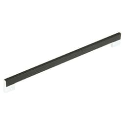 384mm Tenor Cabinet Pull, Polished Chrome/Espresso Brown