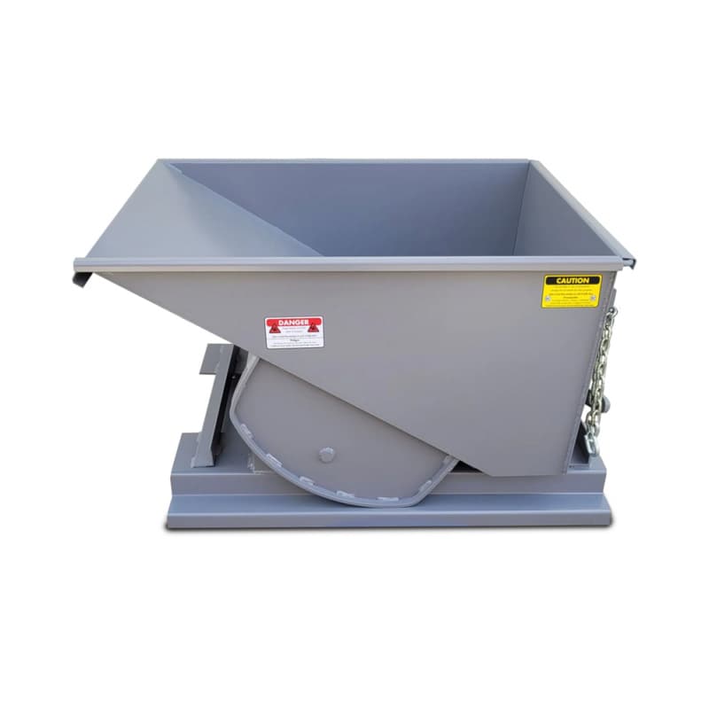 Iron Bull 1/2 Yard Self-Dumping Hopper, Bin Only, 2000lb Capacity, Model 050A02QS