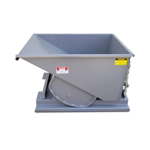 Iron Bull 1/2 Yard Self-Dumping Hopper, Bin Only, 2000lb Capacity, Model 050A02QS