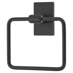 Transitional #8 Rosette Towel Ring, Polished Chrome