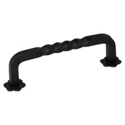 3-1/2" Wrought Steel San Carlos Fixed Cabinet Pull, Stain Steel