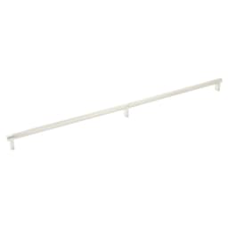 8" Select Rectangular Stem Knurled Cabinet Pull, Satin Nickel/Satin Copper