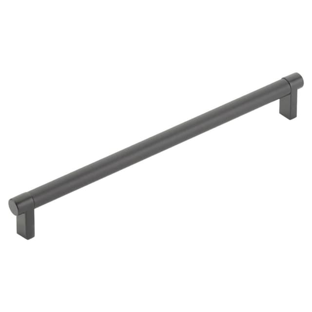 10" Select Rectangular Stem Smooth Cabinet Pull, Oil Rubbed Bronze/Flat Black
