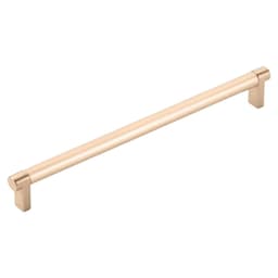 10" Select Rectangular Stem Smooth Cabinet Pull, Polished Nickel/Satin Copper