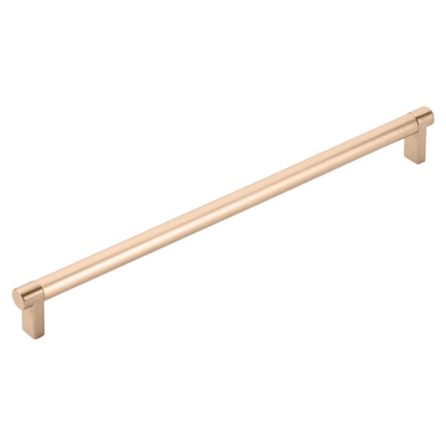 12" Select Rectangular Stem Smooth Cabinet Pull, Oil Rubbed Bronze/Satin Copper