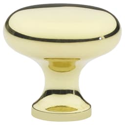 1-1/4" Providence Cabinet Knob, Unlacquered Brass
