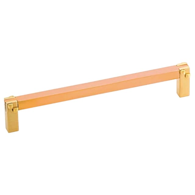 3-1/2" Mortise/Tenon Cabinet Pull, Unlacquered Brass