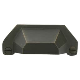 3" Sandcast Bronze Bin Cabinet Pull, Medium Bronze