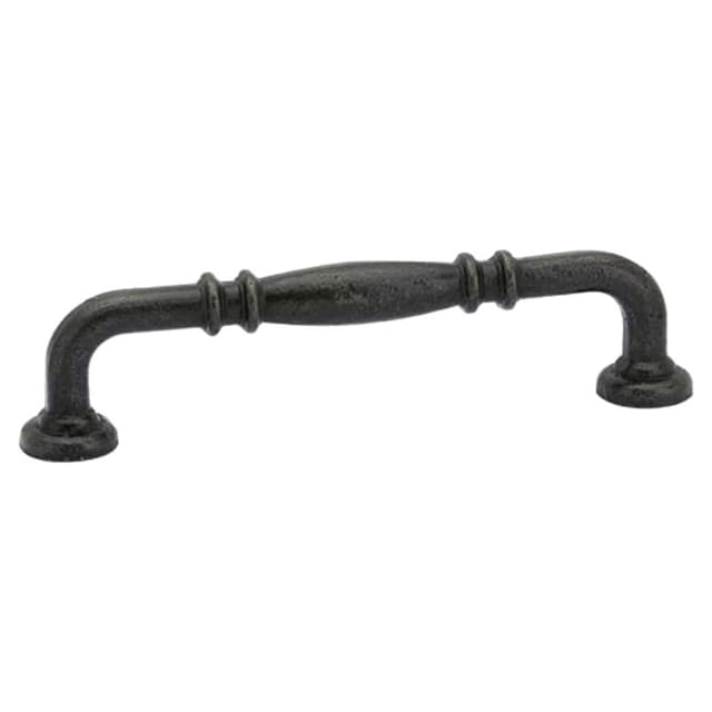 4" Ribbed Cabinet Pull, Medium Bronze