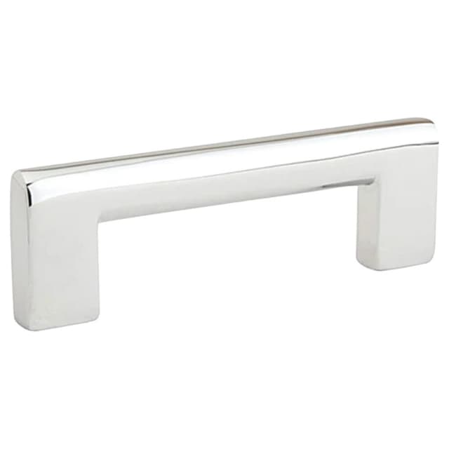 3-1/2" Trail Cabinet Pull, Unlacquered Brass
