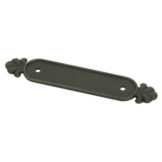 6-1/4" Tuscany Bronze Cabinet Backplate for Pull, Flat Black Bronze
