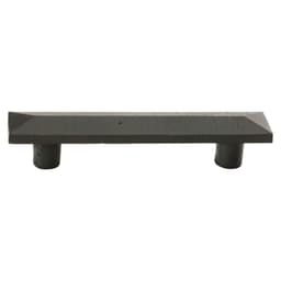 6" Pyramid Cabinet Pull, Flat Black Bronze