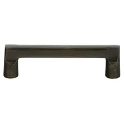 6" Rail Cabinet Pull, Flat Black Bronze