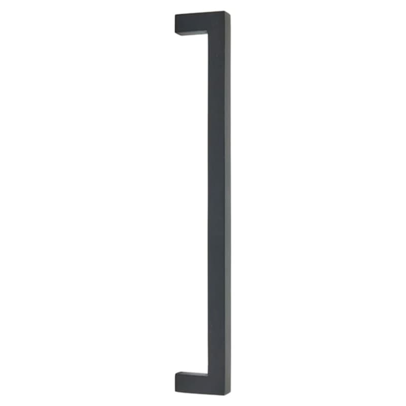 18" Rustic Modern Rectangular Appliance Pull, Flat Black Bronze