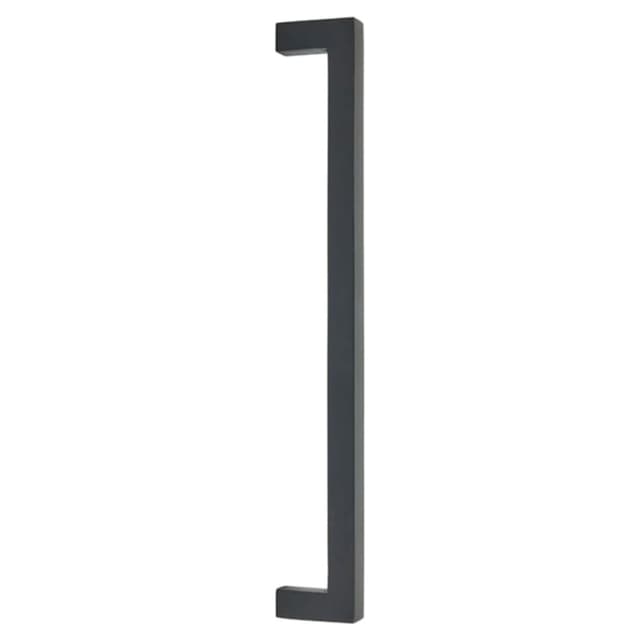 18" Rustic Modern Rectangular Appliance Pull, Flat Black Bronze