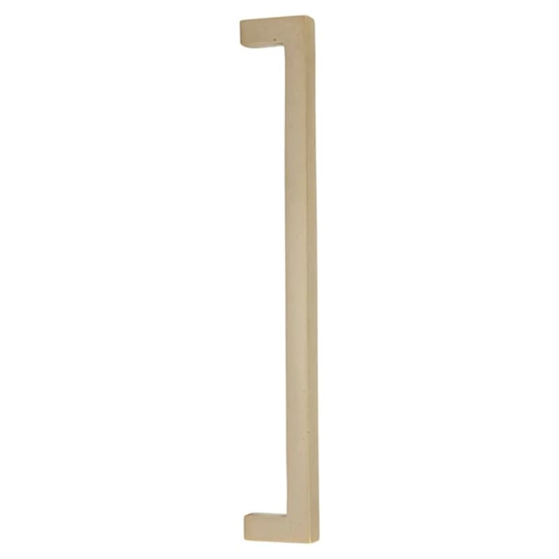 18" Rustic Modern Rectangular Appliance Pull, Tumbled White Bronze