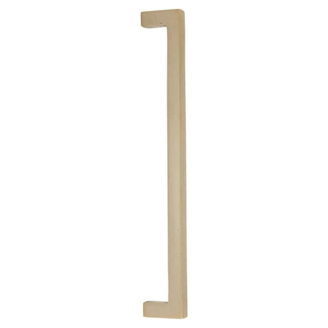 18" Rustic Modern Rectangular Appliance Pull, Tumbled White Bronze