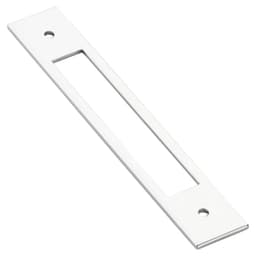 5-1/4" Modern Cabinet Backplate for Pull, Polished Chrome