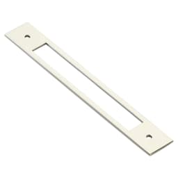 6-1/4" Modern Cabinet Backplate for Pull, Polished Nickel
