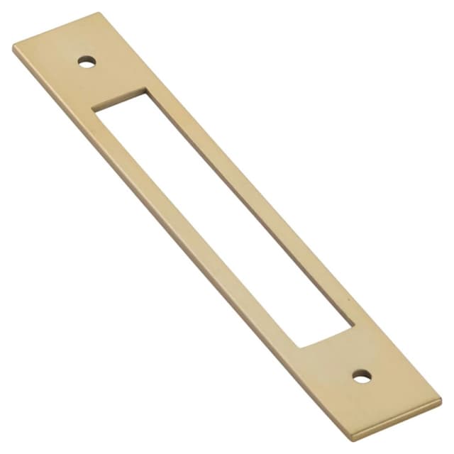 7-1/4" Modern Cabinet Backplate for Pull, Satin Brass