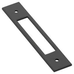 13-1/4" Modern Cabinet Backplate for Pull, Polished Nickel