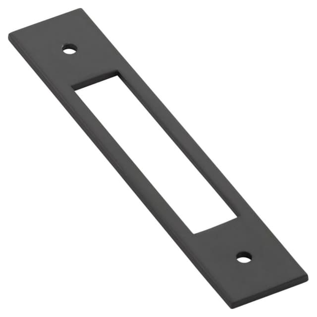 13-1/4" Modern Cabinet Backplate for Pull, Polished Nickel