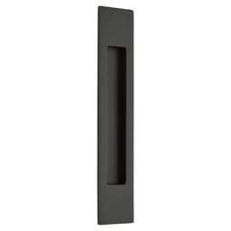 4" Modern Brass Cabinet Flush Pull, Flat Black