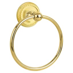 Traditional Smal Regular Rosette Towel Ring, French Antique