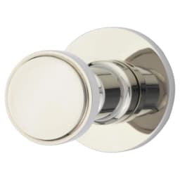3" Transitional Wilshire Rosette Single Hook, Satin Nickel