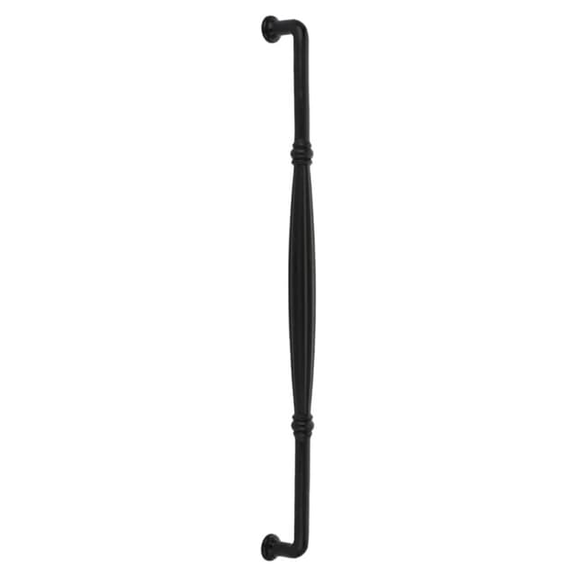 18" Fluted Back to Back Mounting Appliance Pull, Flat Black Bronze