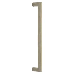 12" Rail Back to Back Mounting Appliance Pull, Tumbled White Bronze