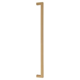 18" Warwick Back to Back Mounting Appliance Pull, Satin Brass