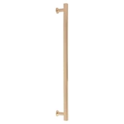12" Freestone Back to Back Mounting Appliance Pull, Satin Brass