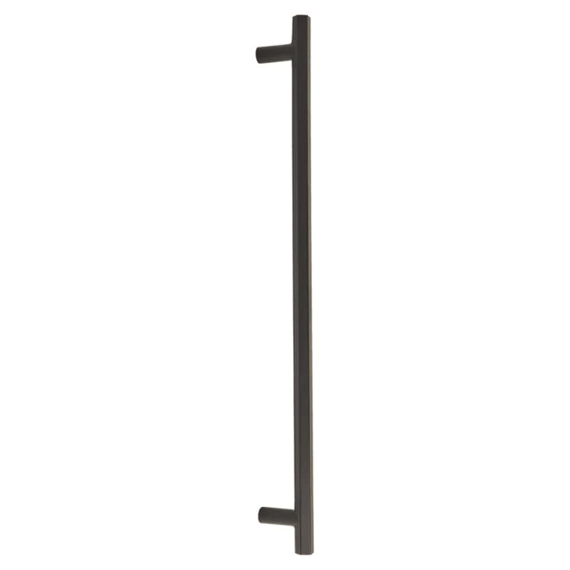 12" Mod Hex Back to Back Mounting Appliance Pull, Flat Black