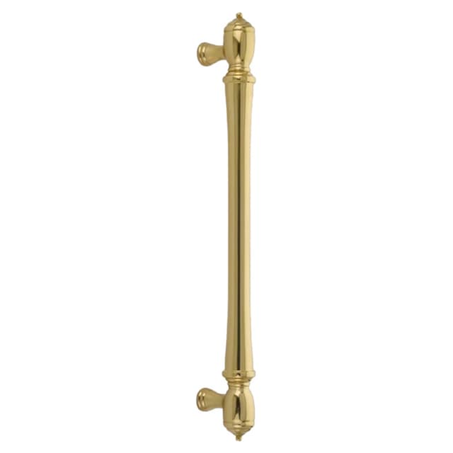 12" Spindle Concealed Surface Mounting Appliance Pull, Polished Brass