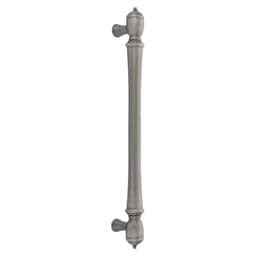 12" Spindle Concealed Surface Mounting Appliance Pull, Pewter
