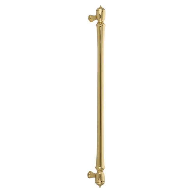 18" Spindle Concealed Surface Mounting Appliance Pull, Polished Brass