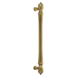 18" Spindle Concealed Surface Mounting Appliance Pull, Unlacquered Brass