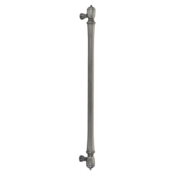 18" Spindle Concealed Surface Mounting Appliance Pull, Pewter