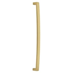 18" Bauhaus Concealed Surface Mounting Appliance Pull, Satin Brass