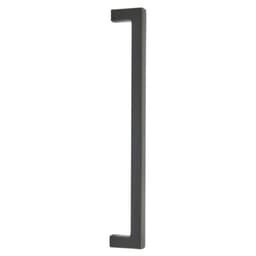 12" Rustic Modern Rectangular Concealed Surface Mounting Appliance Pull, Medium Bronze