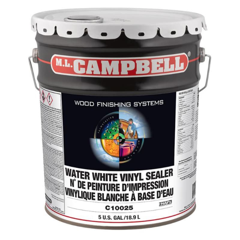 Water White Vinyl Sealer, 5 Gallon Pail
