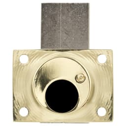 800LCA Schlage Less Deadbolt Drawers Lock Body, Bright Brass, Cylinder Length 1-1/8"
