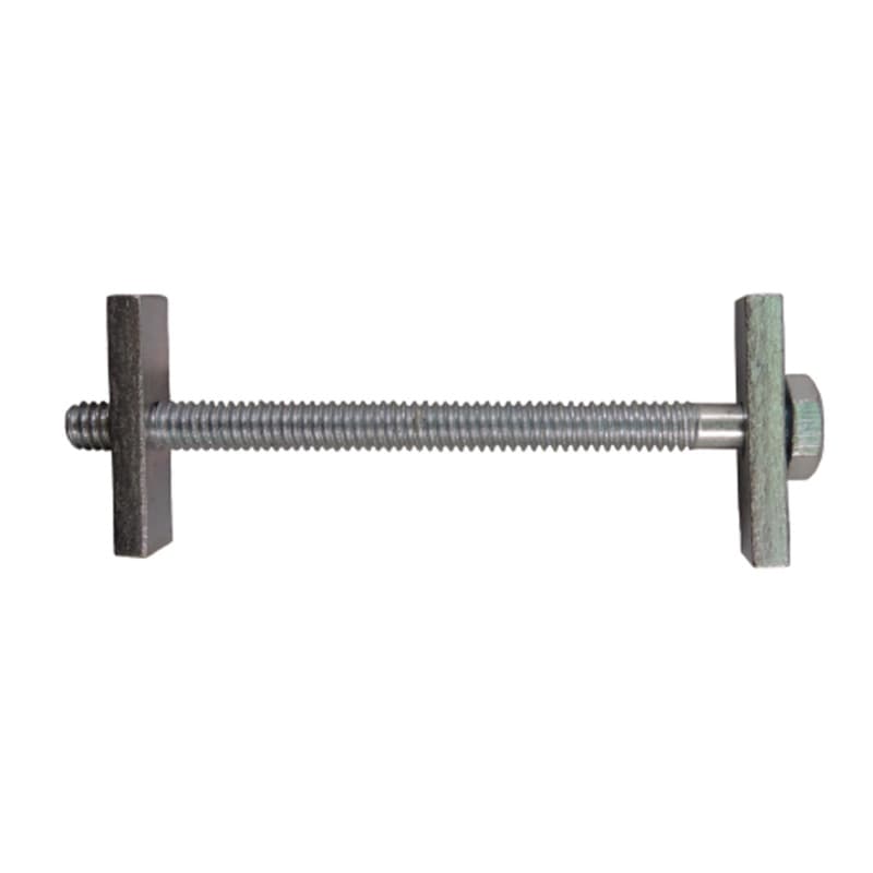 #1/4-20 x 3-1/2" Hex Head Draw Bolt, Zinc, 100/Pack