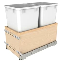 VL 27QT DBL WHT/MPL WASTE P-OUT SC 18, 4VLWCSC-1527DM-2-18