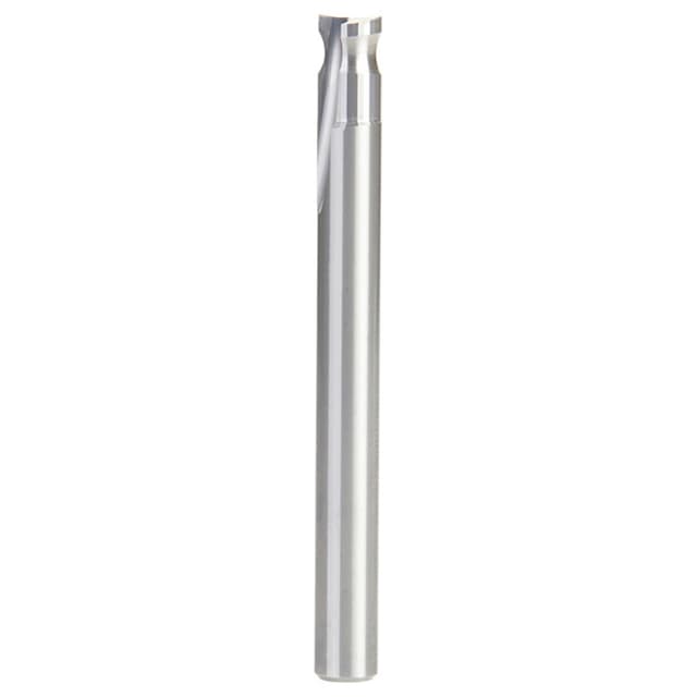 1/8" Radius x 1/4" x 2-1/2" Solid Carbide 'O' Flute, Plastic Edge Rounding Straight Router Bit, 2-Flute, 1/4" Shank
